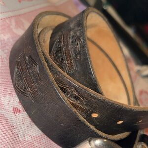 brown Harley Davidson belt size medium